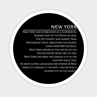 New York Awesome History Magnet